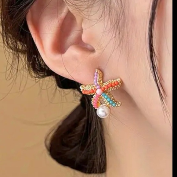 ✨Zara Asteria Starfish Earrings - Picture 6 of 7